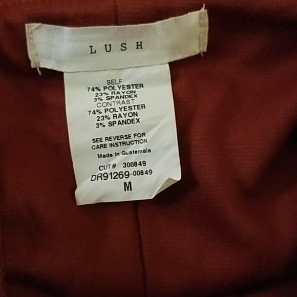 Lush Color Block Bodycon Dress - M - Picture 3 of 3